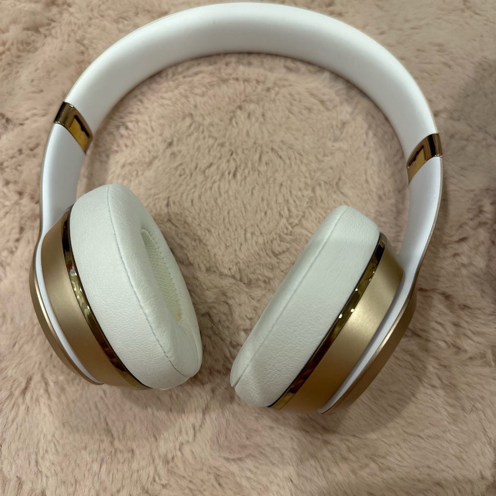 Gold Beats headphones